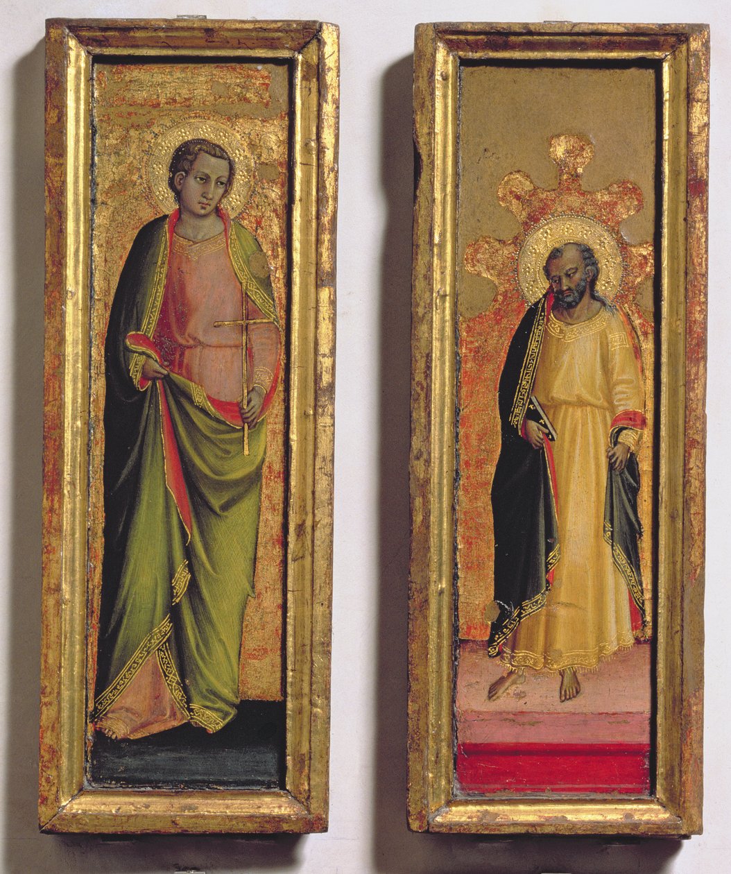 St. Peter och St. Paul (tempera på panel) av Bicci di Lorenzo