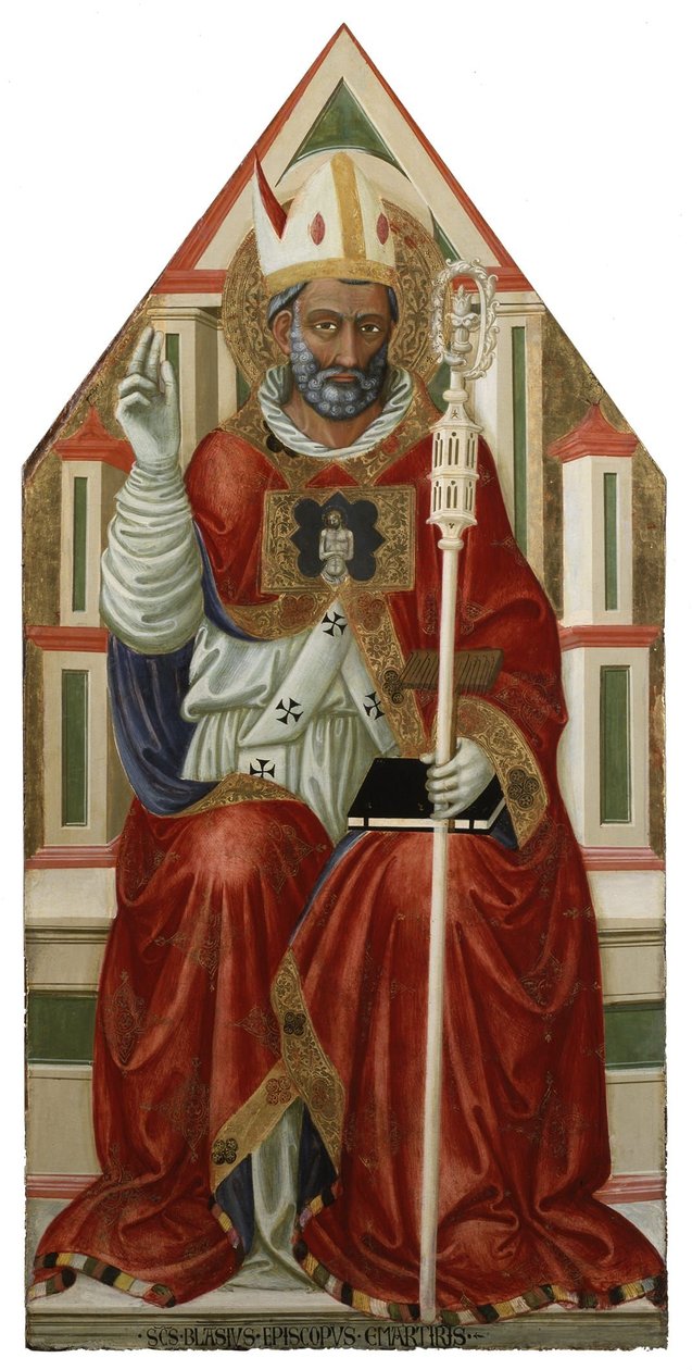 Sankt Blasius av Bicci di Lorenzo