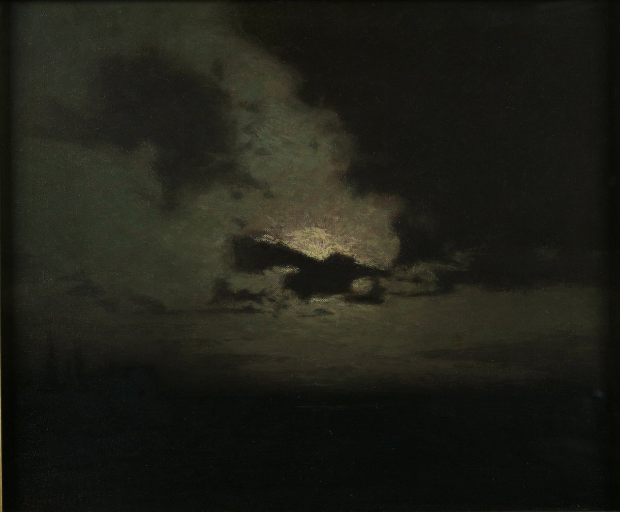 Den dolda månen, ca 1907 av Lowell Birge Harrison