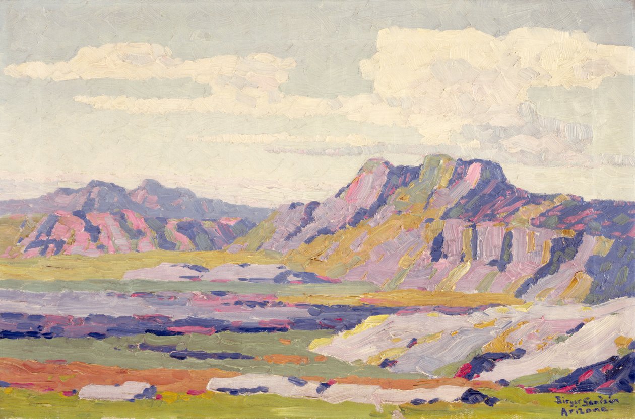 I den målade öknen, Arizona av Birger Sandzen