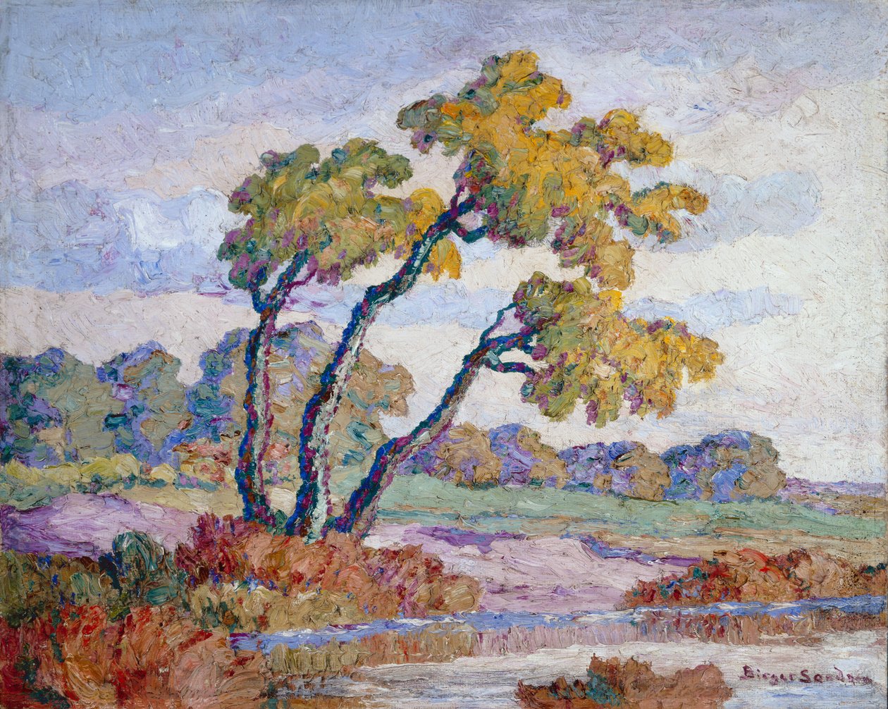 Kansas Landscape av Birger Sandzen