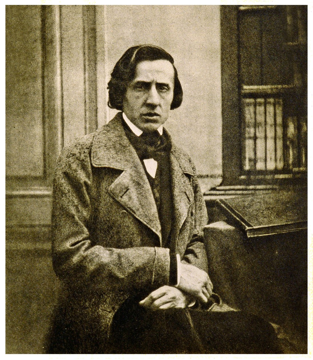 Porträtt av Frédéric Chopin av Bisson Freres Studio