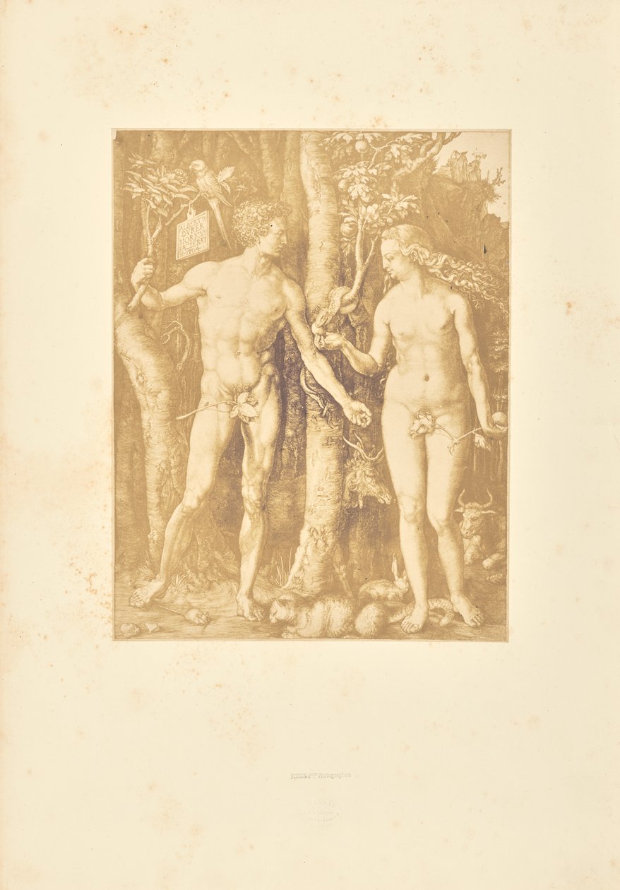 Adam och Eva av Bisson Frères
