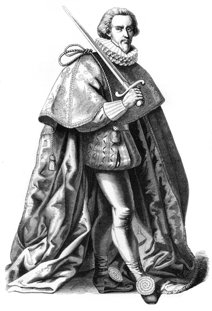 Stora dräkt av en överbefälhavare för de franska arméerna, 1500-talet 1849. av Bisson and Cottard