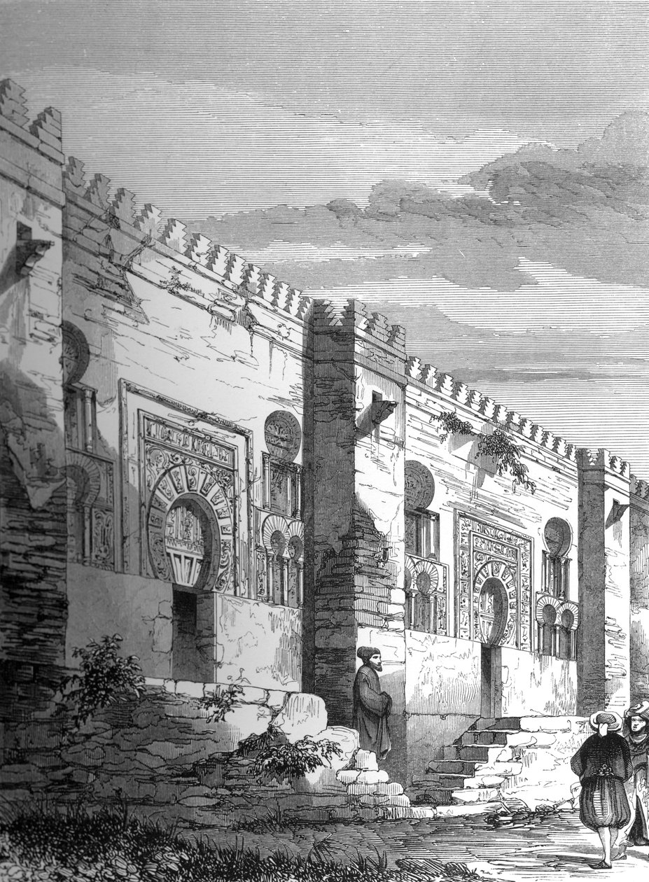 Mezquita, Cordoba, Spanien, 1849. av Bisson and Cottard