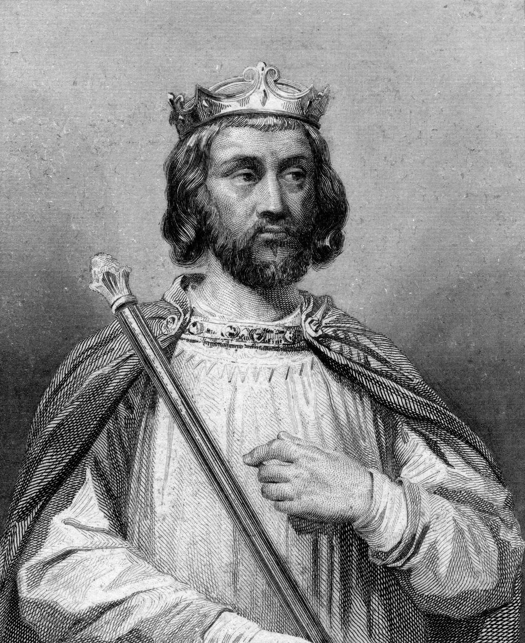Frankernas kung Clotaire III, 1800-talet. av Blanchard