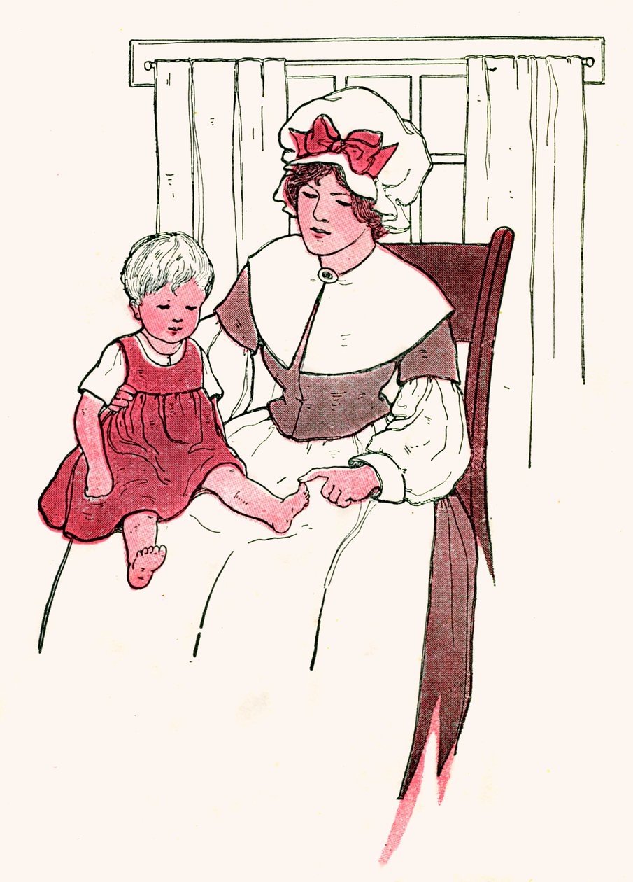 Den här lilla grisen gick på marknaden, av Blanche Fisher Wright av Blanche Fisher Wright