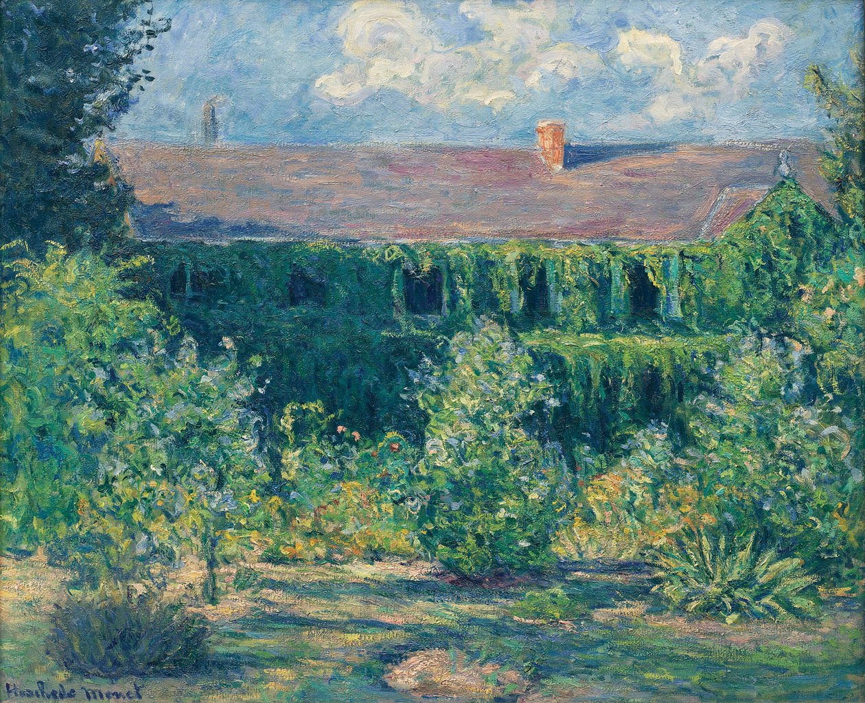 Claude Monets hus och trädgård av Blanche Hoschede Monet