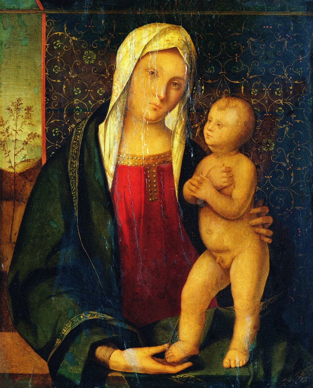 Madonna och barn av Boccaccio Boccaccino