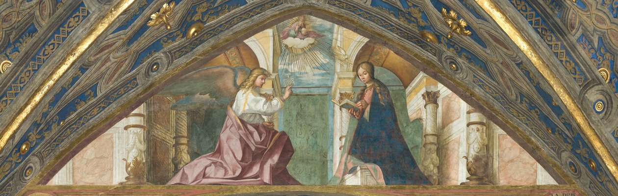 Sopran, Boccaccio Boccaccino, bebådelse 1506-07 av Boccaccio Boccaccino