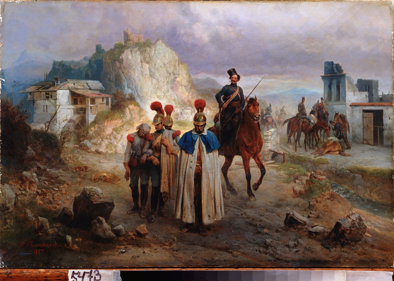 De fångna franska männen 1814) av Bogdan Willewalde