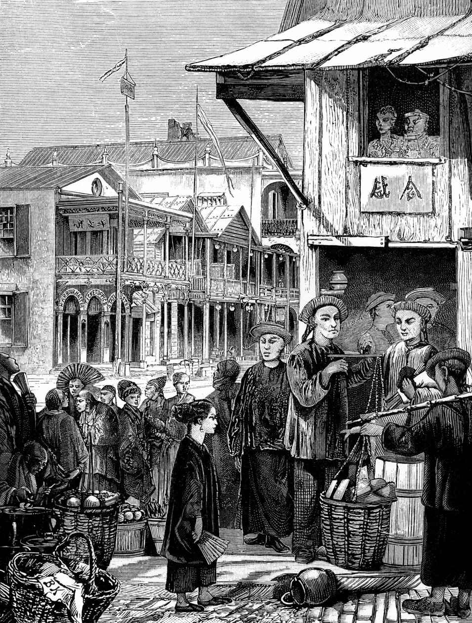 kinesiska kvarteren i San Francisco av Bohuslav Kroupa