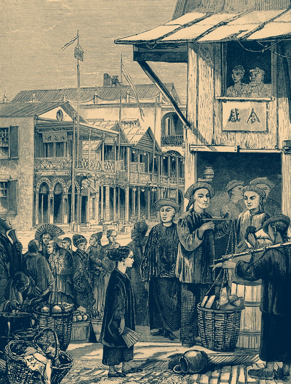 kinesiska kvarteren i San Francisco av Bohuslav Kroupa