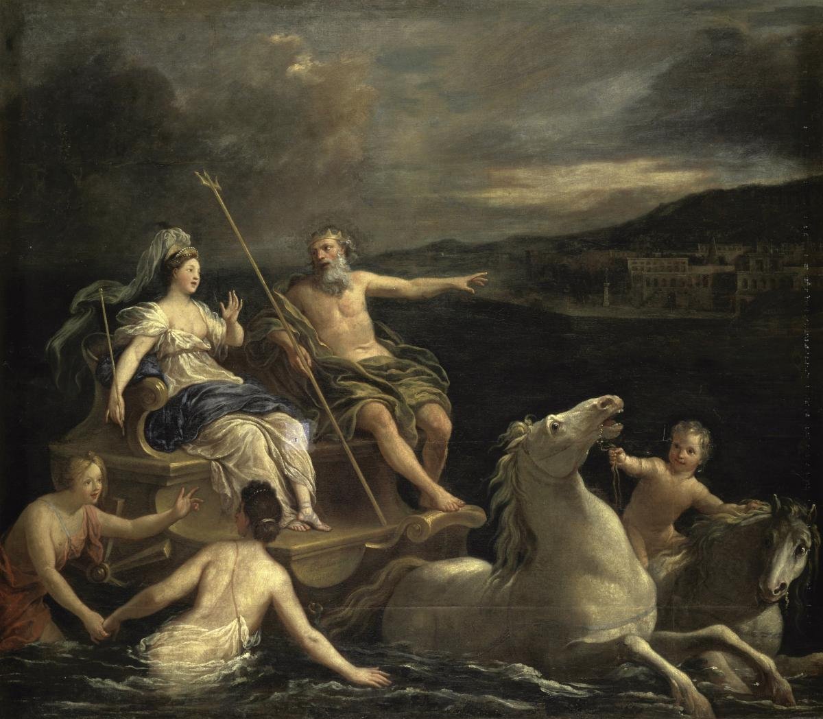  Triumph of Neptunen av Bon Boullogne