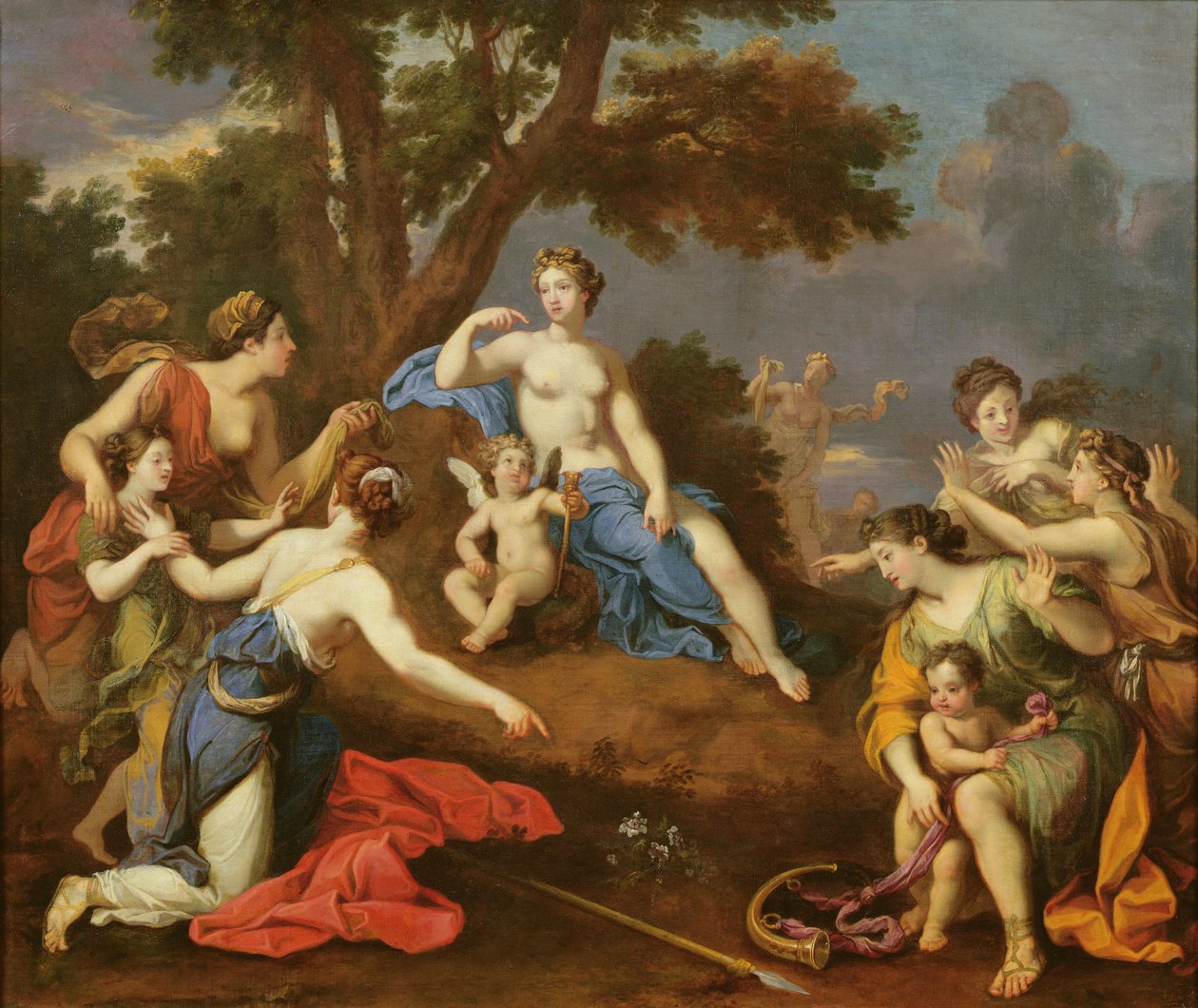 Venus skapar anemonen med Adonis blod av Bon de Boulogne