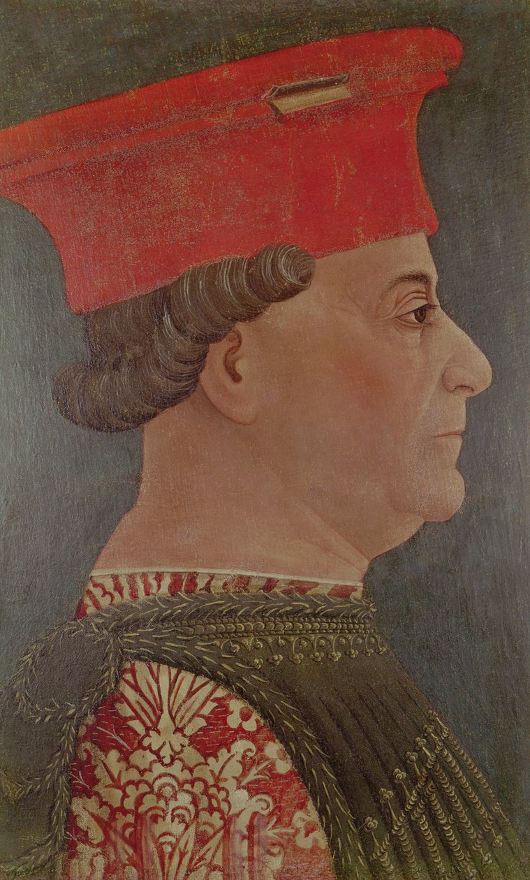 Francesco Sforza (1401-66) hertig av Milano av Bonifacio Bembo