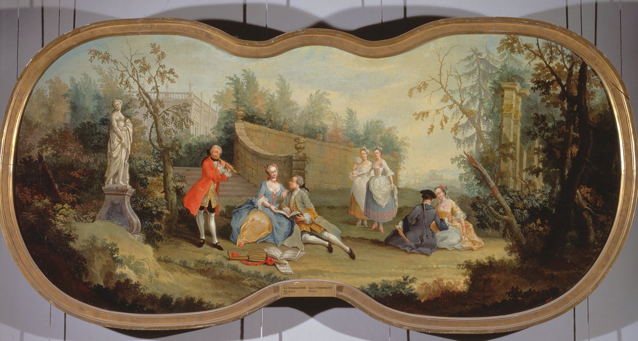 Musik, 1754 av Boris Vasilievich Sukhodolsky