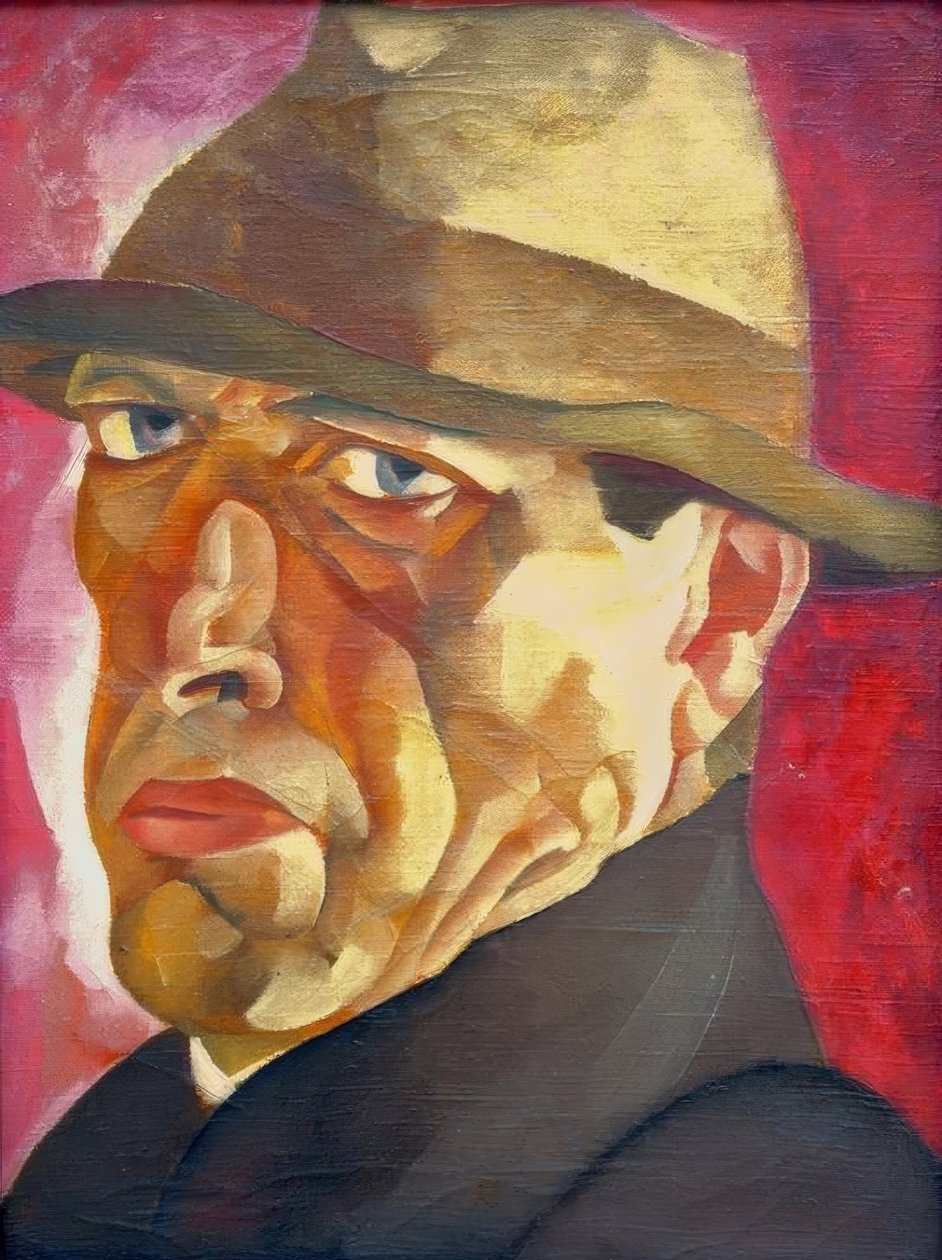 Självporträtt av Boris D. Grigorjew