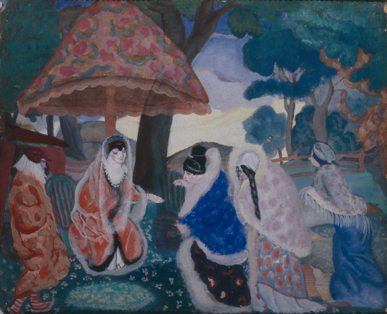 Hälsning till de nygifta, 1913 av Boris Dmitrievich Grigoriev