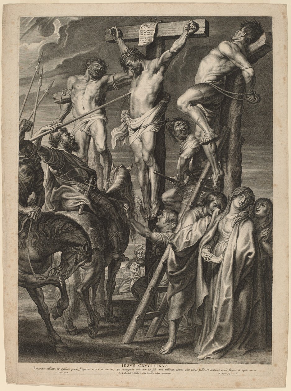 Spjutslaget av Boëtius Adams Bolswert after Sir Peter Paul Rubens