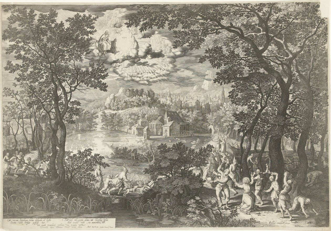 Landskap med Sankt Stefans martyrskap av Boëtius Adamsz. Bolswert