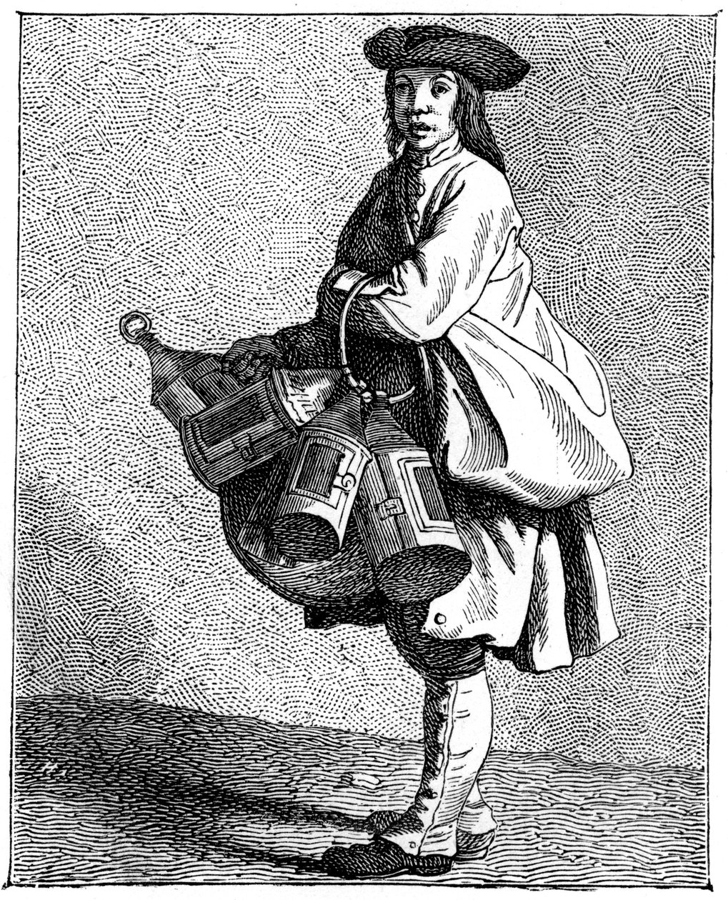 En lykthandlare, 1737-1742. av Bouchardon