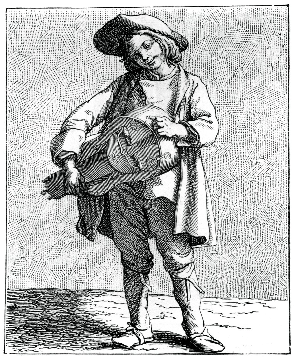 En spindelspelare, 1737-1742. av Bouchardon