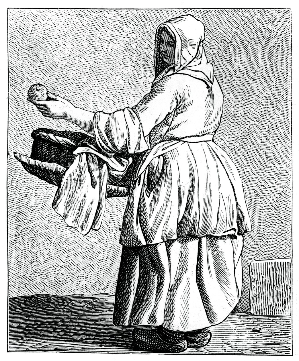 Bakade äpplen!, 1737-1742. av Bouchardon
