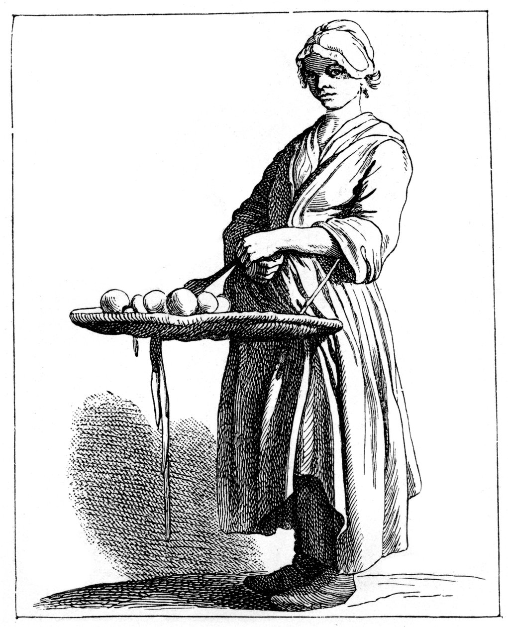 Fruktförsäljare, 1737-1742. av Bouchardon