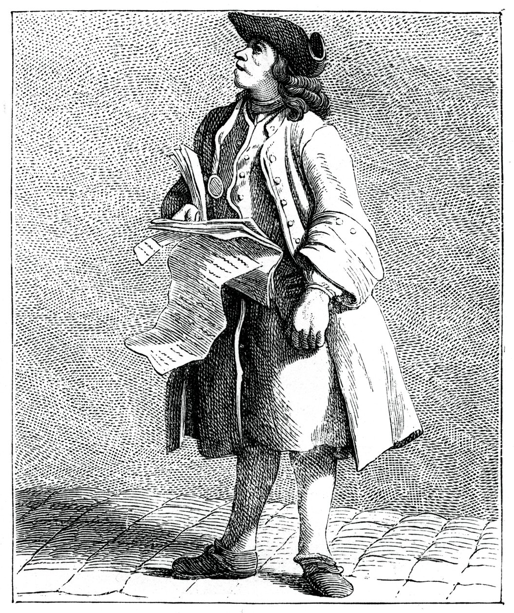 Listan över vinnarna i lotteriet!, 1737-1742. av Bouchardon