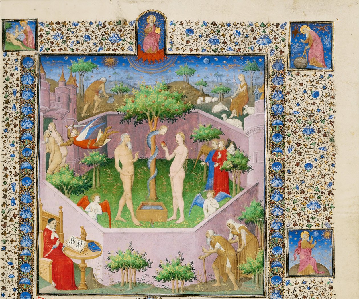 Berättelsen om Adam och Eva, ca 1413-1415 av Boucicaut Master,