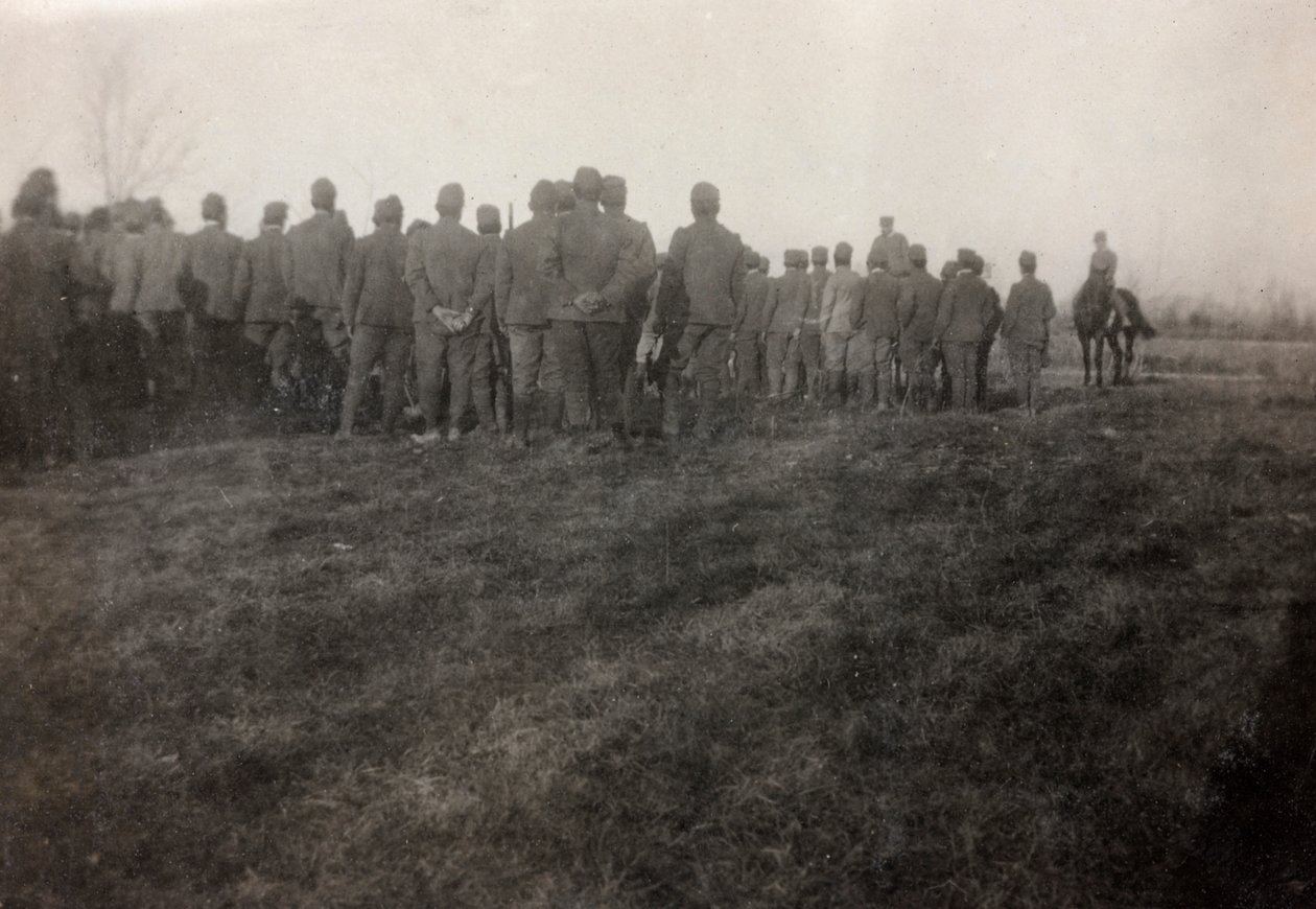 Album från första världskriget i Friuli-Venezia Giulia: soldater från 112.mo Infantry av Bourbon Del Monte