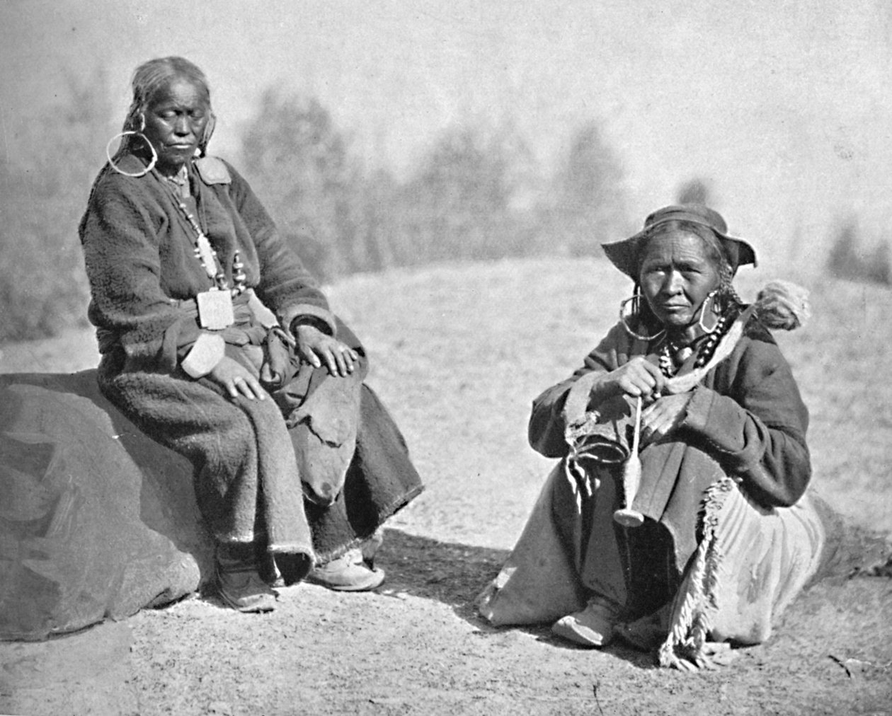 Ladakhi-kvinnor av tibetansk stam, 1902 av Bourne and Shepherd