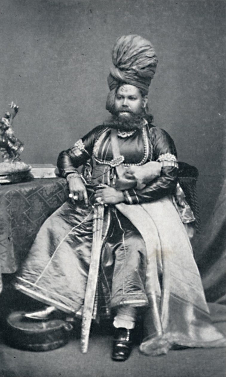 Maharaja av Panab, Bombays presidentskap, 1902 av Bourne and Shepherd