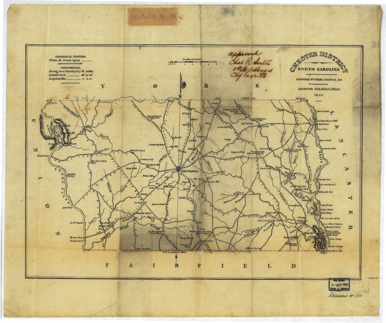 Chester District, South Carolina LOC  av Boyd Mills