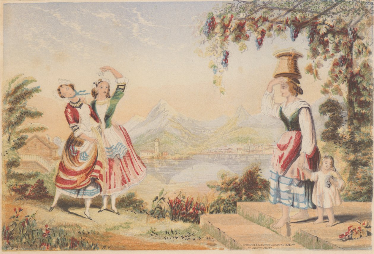Italienska bönder - Tryoliean Waltz. av Bradshaw and Blacklock