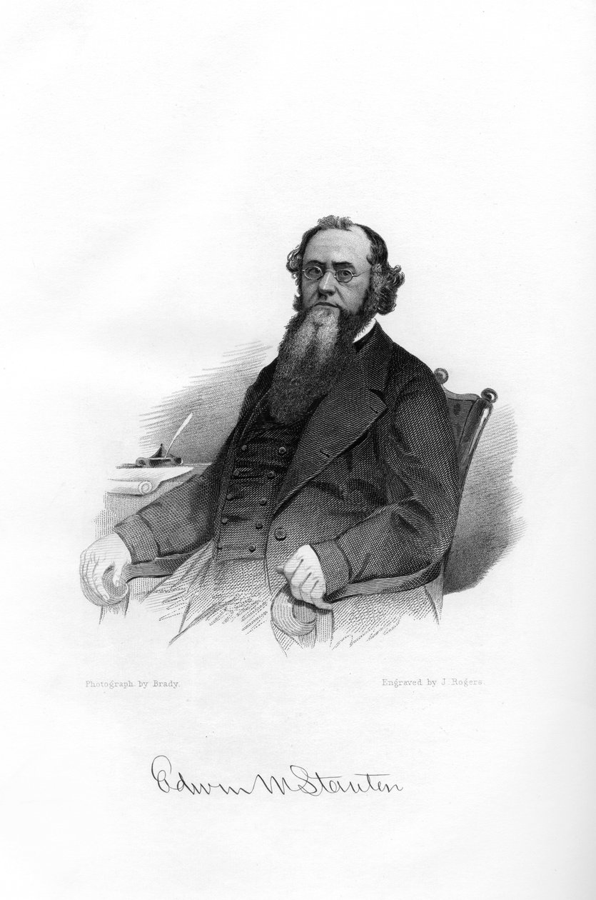 Edwin McMasters Stanton, amerikansk advokat, politiker, 1862-1867 av Brady