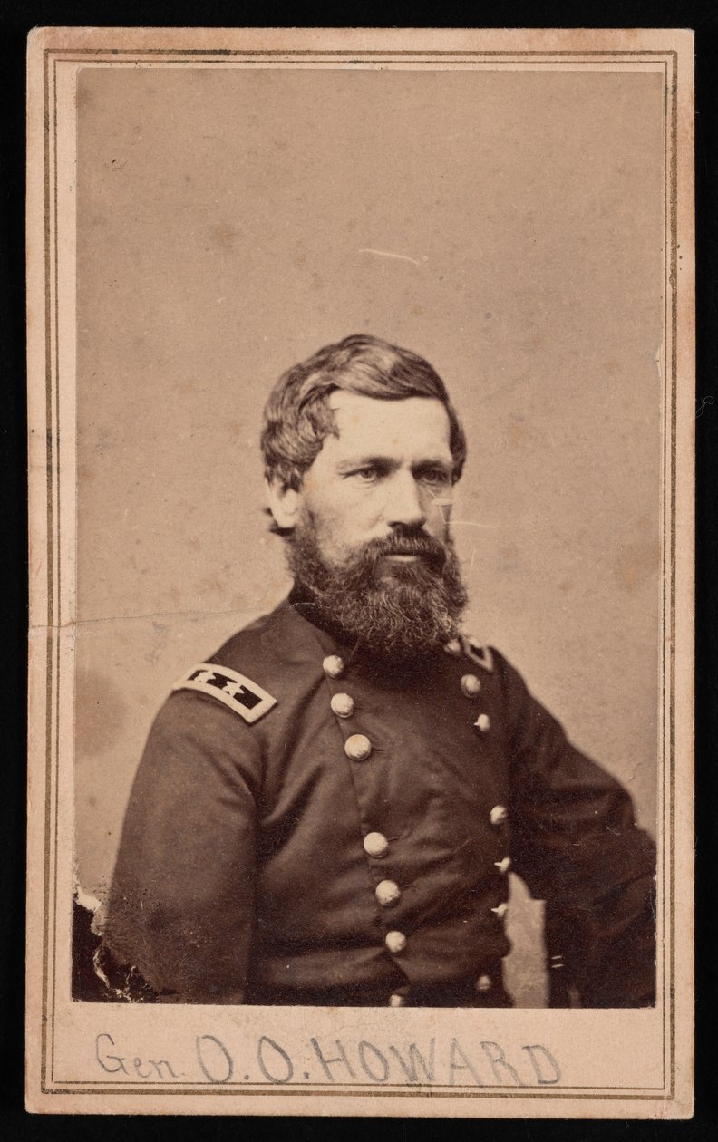 Porträtt av general Oliver Otis Howard 1830-1909, mellan 1862 och 1869. av Brady