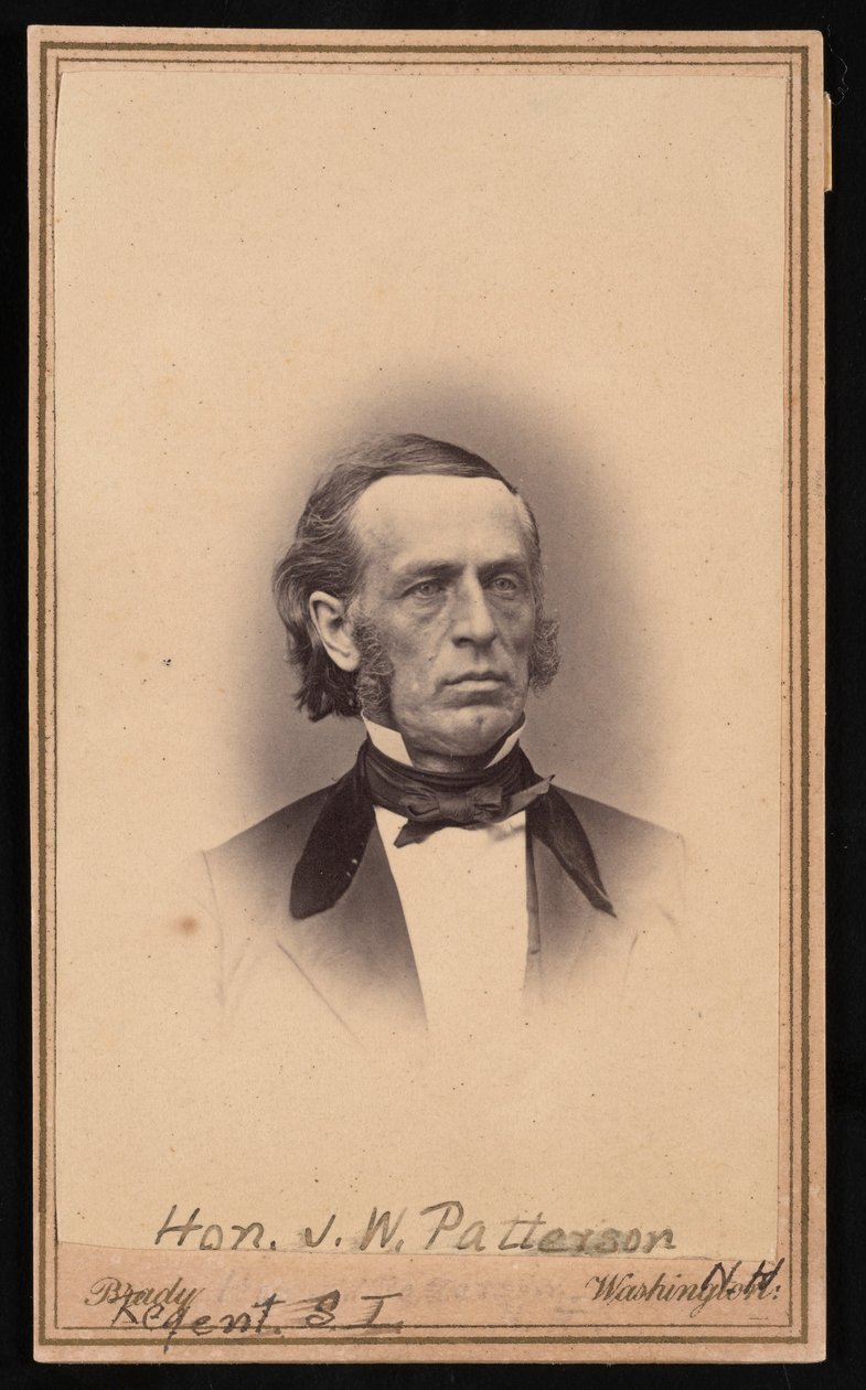 Porträtt av James Willis Patterson 1823-1893, före 1869. av Brady