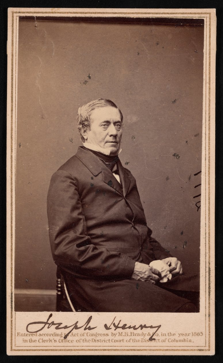 Porträtt av Joseph Henry 1797-1878, 1865. av Brady