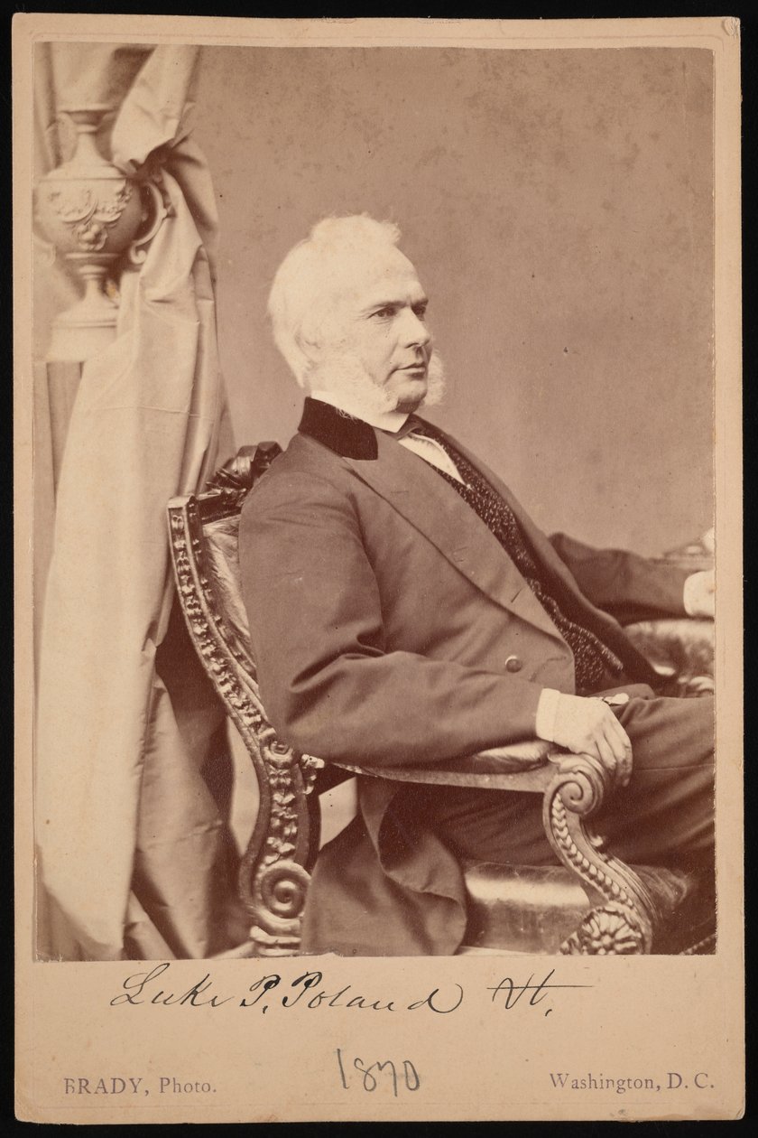 Porträtt av Luke Potter Polen 1815-1887, 1870. av Brady