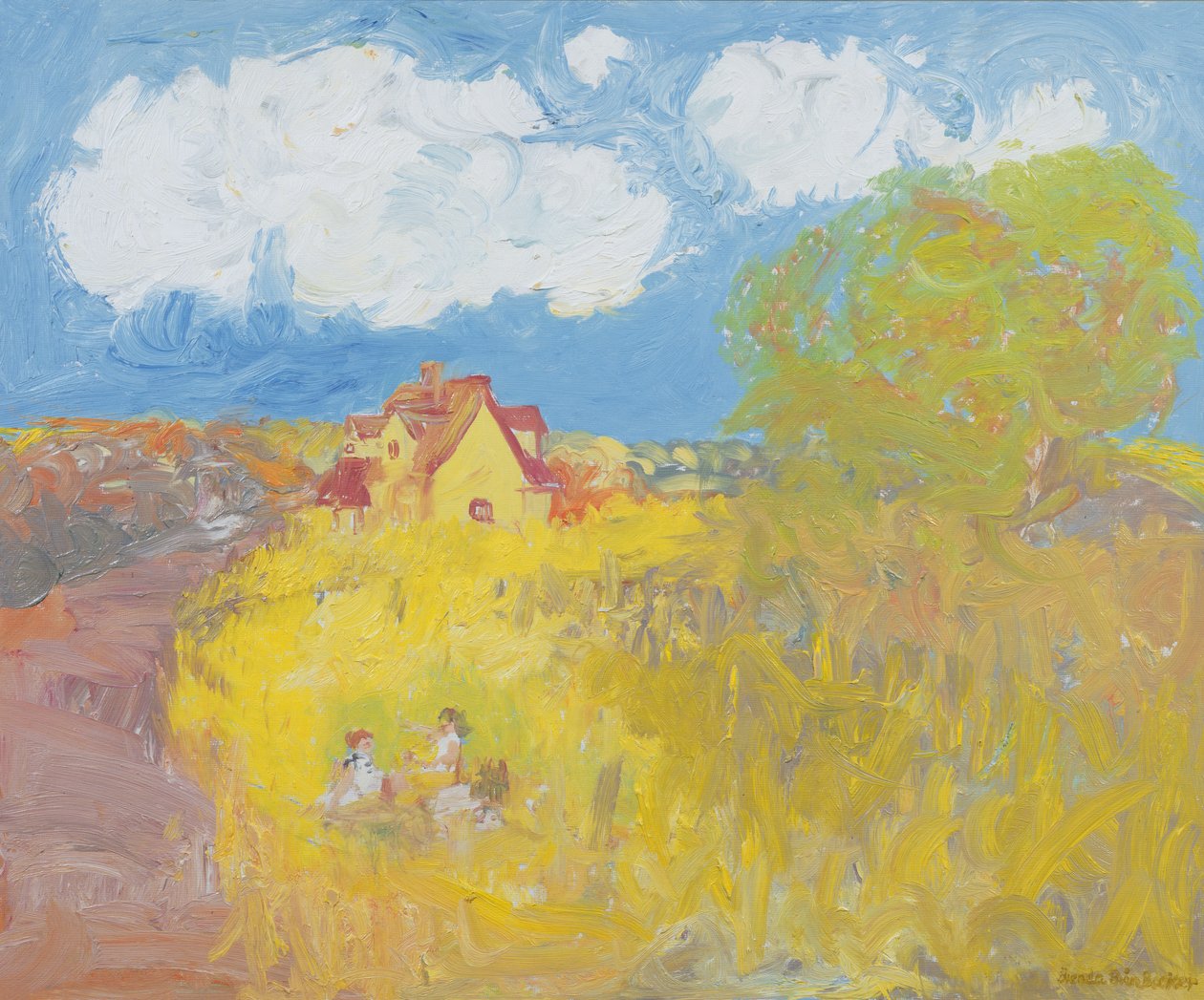 Sommarstuga, vita moln av Brenda Brin Booker