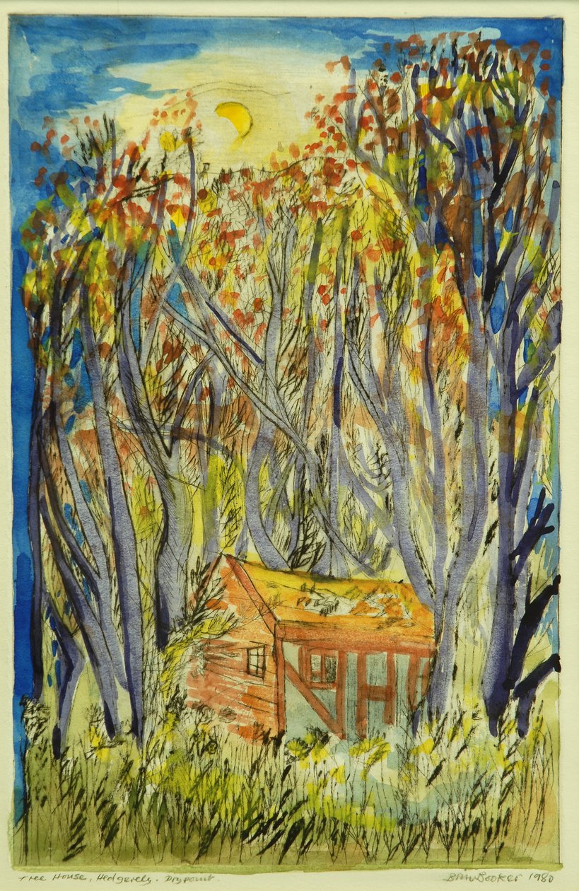 The Tree House II (wc på papper) av Brenda Brin Booker