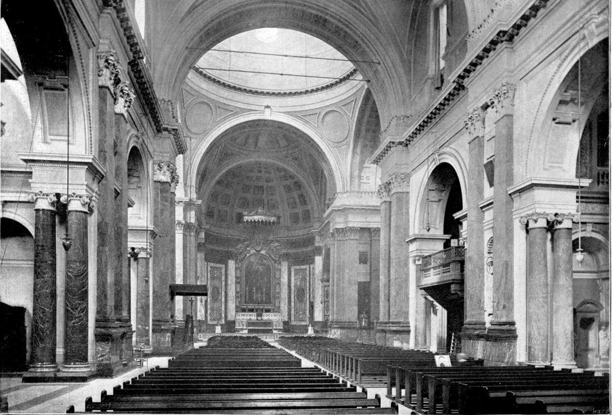 The Brompton Oratory, London, 1890 av British Photographer