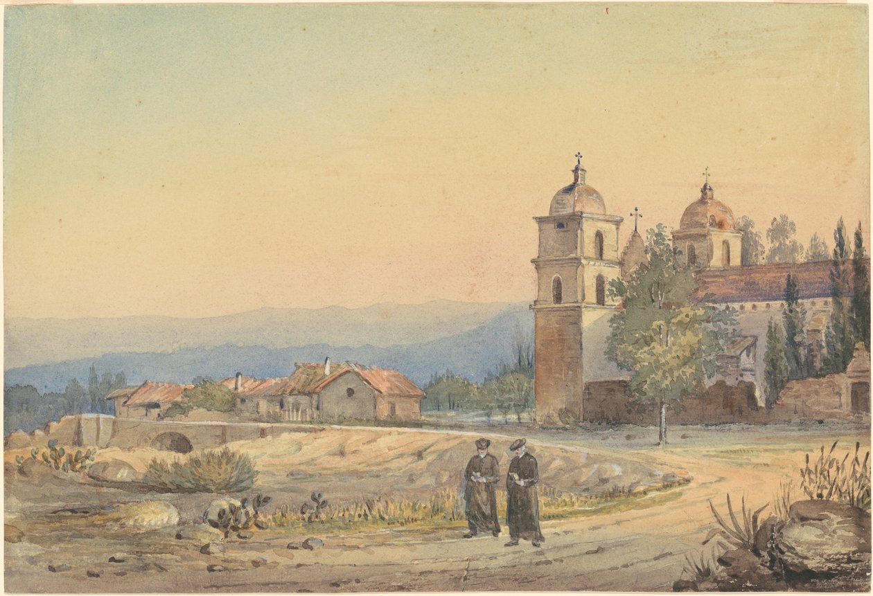 Kyrkan Santa Barbara av British 19th Century