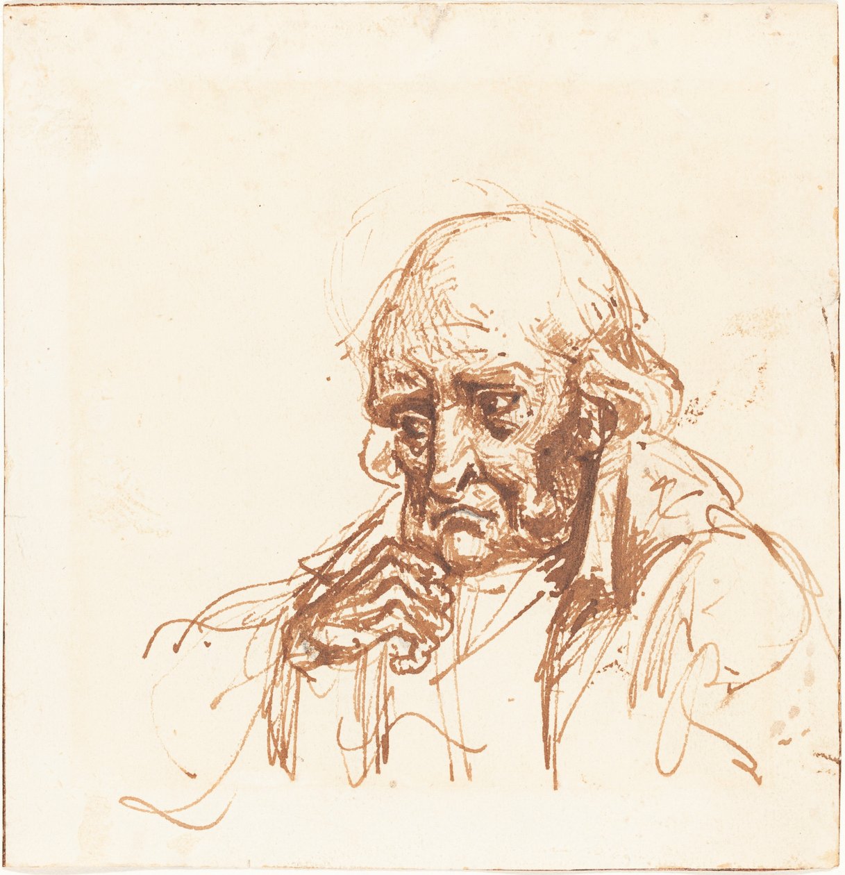 Chef för en gammal man av British 19th Century