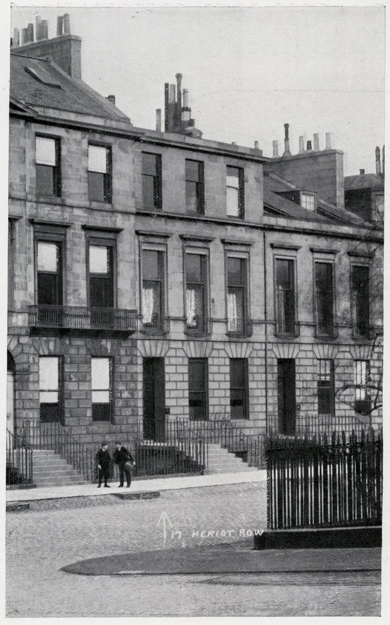 17, Heriot Row, hem för Robert Louis Stevenson och hans familj i Edinburgh av British Photographer