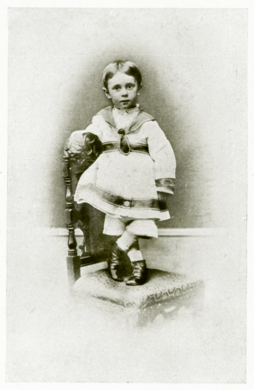 Aubrey Beardsley, 2 år och 3 månader gammal av British Photographer