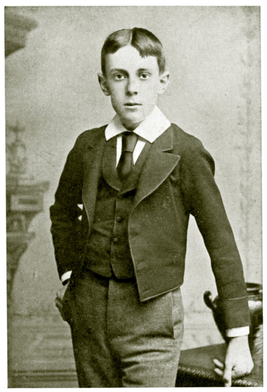 Aubrey Beardsley, vid en ålder av 13 år av British Photographer