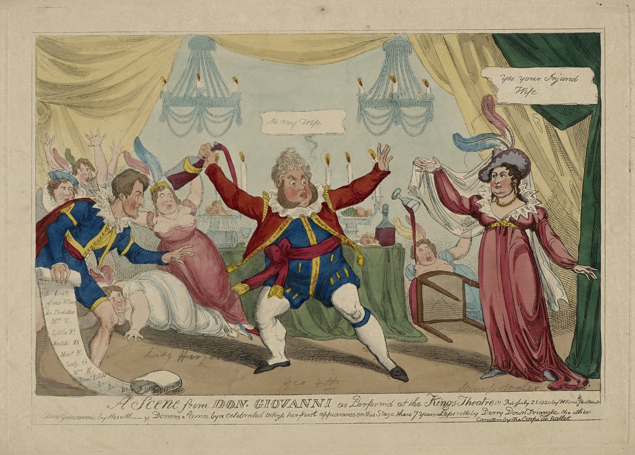 En scen från Don Giovanni av British School